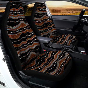 Australian Aboriginal Indigenous Print Universal Fit Car Seat Covers