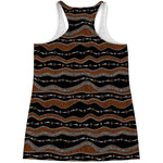 Australian Aboriginal Indigenous Print Women's Racerback Tank Top