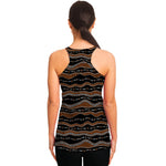 Australian Aboriginal Indigenous Print Women's Racerback Tank Top