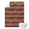 Australian Aboriginal Kangaroo Print Blanket