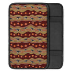 Australian Aboriginal Kangaroo Print Car Center Console Cover