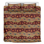 Australian Aboriginal Kangaroo Print Duvet Cover Bedding Set