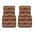 Australian Aboriginal Kangaroo Print Front Car Floor Mats