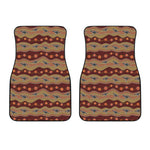 Australian Aboriginal Kangaroo Print Front Car Floor Mats