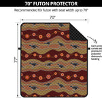 Australian Aboriginal Kangaroo Print Futon Protector