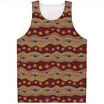 Australian Aboriginal Kangaroo Print Men's Tank Top