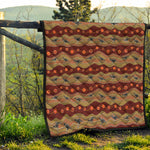 Australian Aboriginal Kangaroo Print Quilt