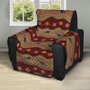 Australian Aboriginal Kangaroo Print Recliner Protector