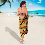 Australian Aboriginal Pattern Print Beach Sarong Wrap