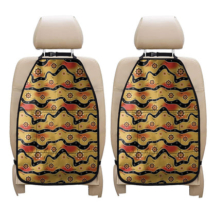 Australian Aboriginal Pattern Print Car Seat Organizers