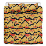 Australian Aboriginal Pattern Print Duvet Cover Bedding Set