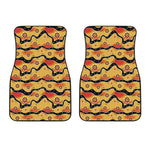 Australian Aboriginal Pattern Print Front Car Floor Mats