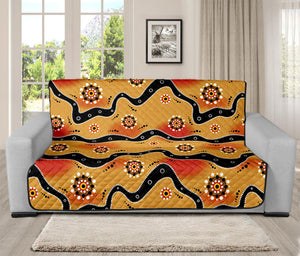 Australian Aboriginal Pattern Print Futon Protector