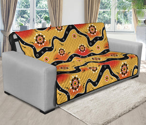 Australian Aboriginal Pattern Print Futon Protector