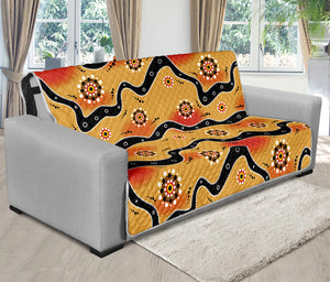 Australian Aboriginal Pattern Print Futon Protector