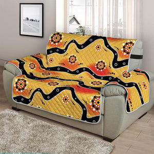 Australian Aboriginal Pattern Print Half Sofa Protector