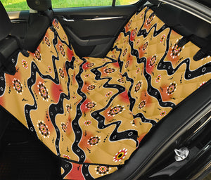 Australian Aboriginal Pattern Print Pet Car Back Seat Cover