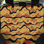 Australian Aboriginal Pattern Print Pet Car Back Seat Cover