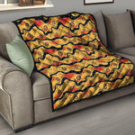 Australian Aboriginal Pattern Print Quilt