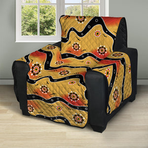 Australian Aboriginal Pattern Print Recliner Protector