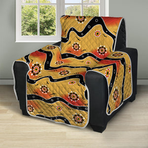 Australian Aboriginal Pattern Print Recliner Protector