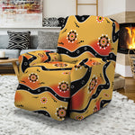 Australian Aboriginal Pattern Print Recliner Slipcover