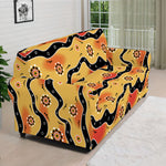 Australian Aboriginal Pattern Print Sofa Cover
