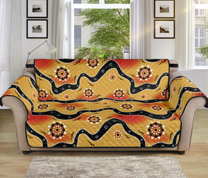 Australian Aboriginal Pattern Print Sofa Protector