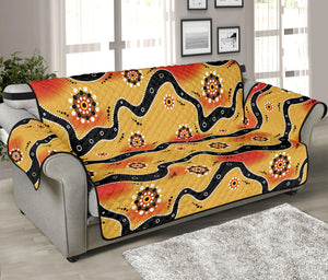 Australian Aboriginal Pattern Print Sofa Protector