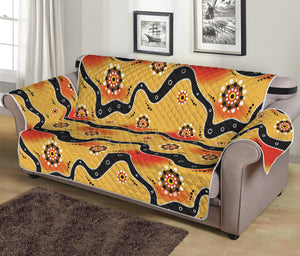 Australian Aboriginal Pattern Print Sofa Protector