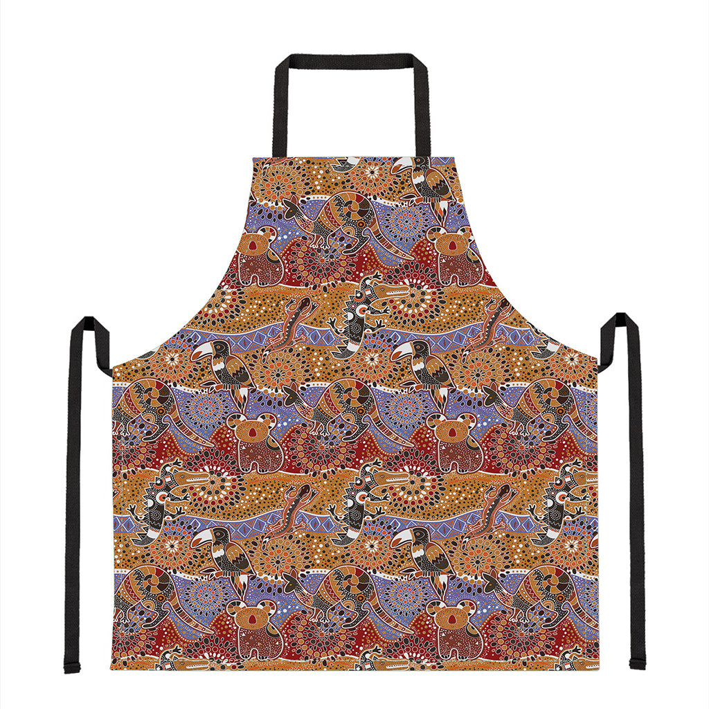 Australian Animals Pattern Print Apron