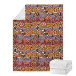 Australian Animals Pattern Print Blanket
