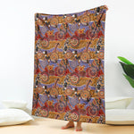 Australian Animals Pattern Print Blanket