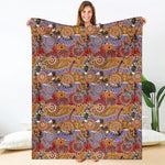 Australian Animals Pattern Print Blanket