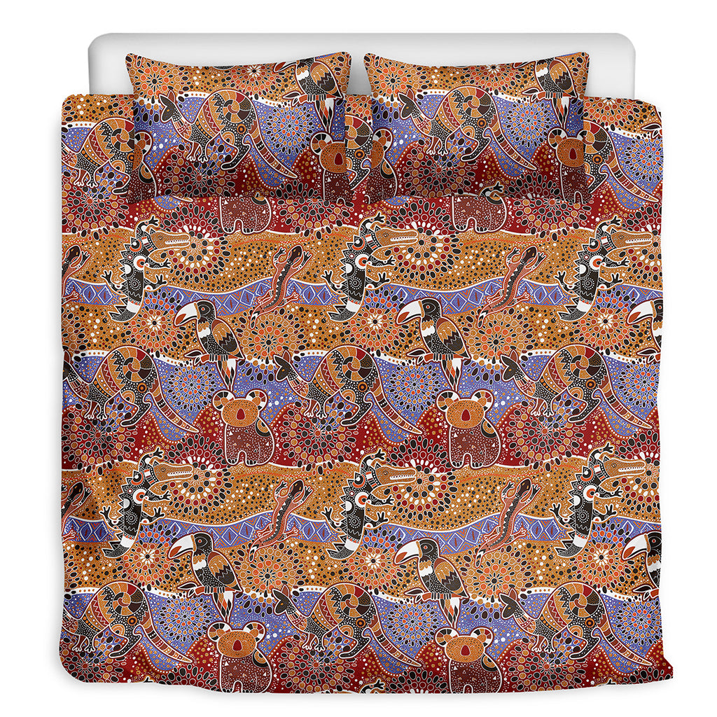Australian Animals Pattern Print Duvet Cover Bedding Set
