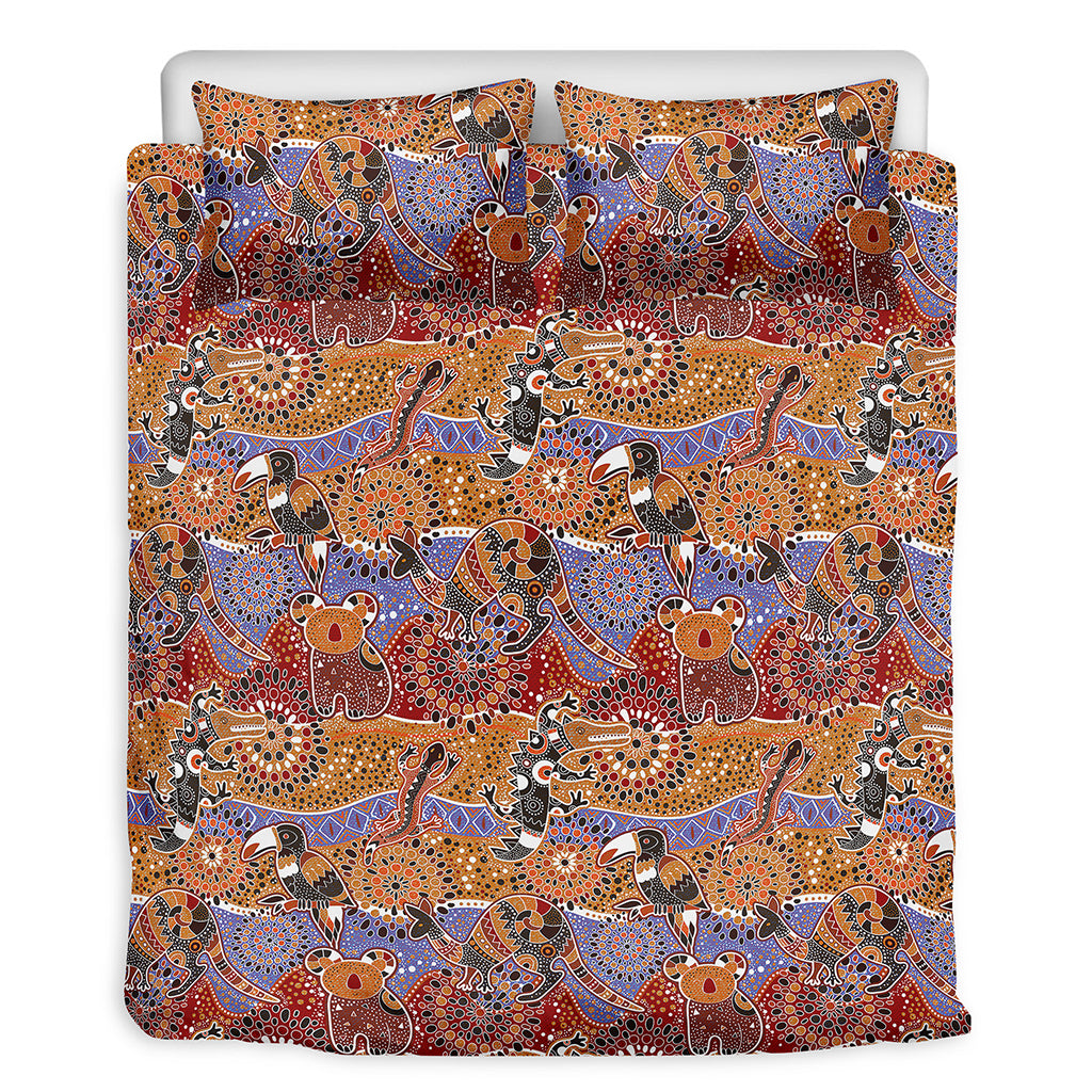 Australian Animals Pattern Print Duvet Cover Bedding Set