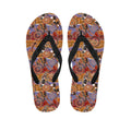 Australian Animals Pattern Print Flip Flops