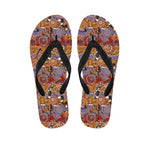 Australian Animals Pattern Print Flip Flops