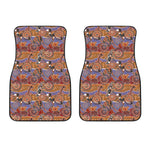 Australian Animals Pattern Print Front Car Floor Mats