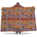 Australian Animals Pattern Print Hooded Blanket
