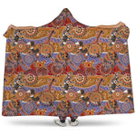 Australian Animals Pattern Print Hooded Blanket
