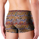 Australian Animals Pattern Print Men's Boxer Briefs