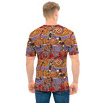 Australian Animals Pattern Print Men's T-Shirt