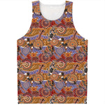 Australian Animals Pattern Print Men's Tank Top