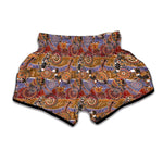 Australian Animals Pattern Print Muay Thai Boxing Shorts