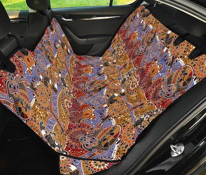 Australian Animals Pattern Print Pet Car Back Seat Cover