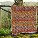 Australian Animals Pattern Print Quilt