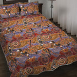 Australian Animals Pattern Print Quilt Bed Set