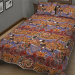 Australian Animals Pattern Print Quilt Bed Set