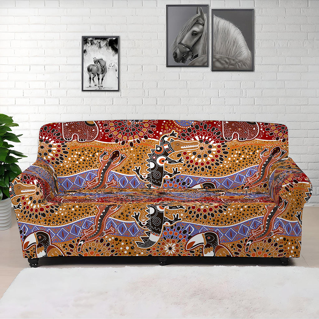 Australian Animals Pattern Print Sofa Cover